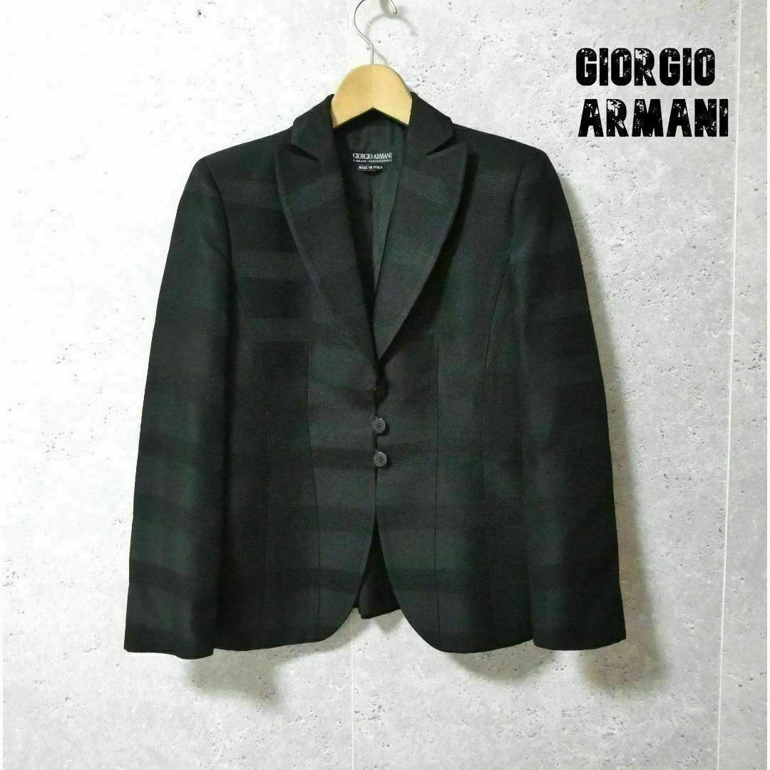 GIORGIO ARMANI - 美品 GIORGIO ARMANI ボーダー柄 シルク混 GIORGIO ARMANI - 美品 GIORGIO ARMANI ボーダー柄 シルク混