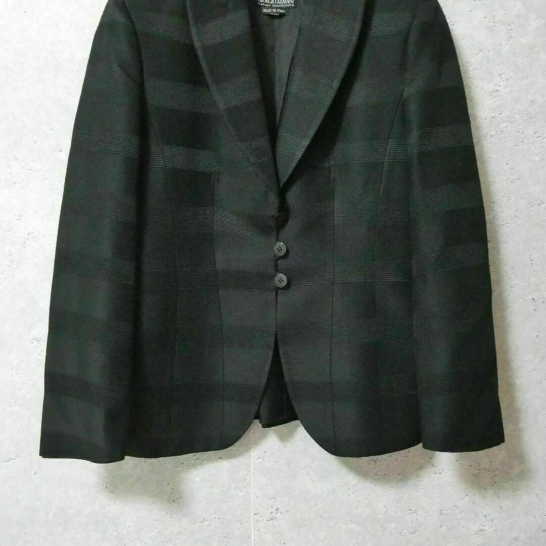 GIORGIO ARMANI - 美品 GIORGIO ARMANI ボーダー柄 シルク混 GIORGIO ARMANI - 美品 GIORGIO ARMANI ボーダー柄 シルク混