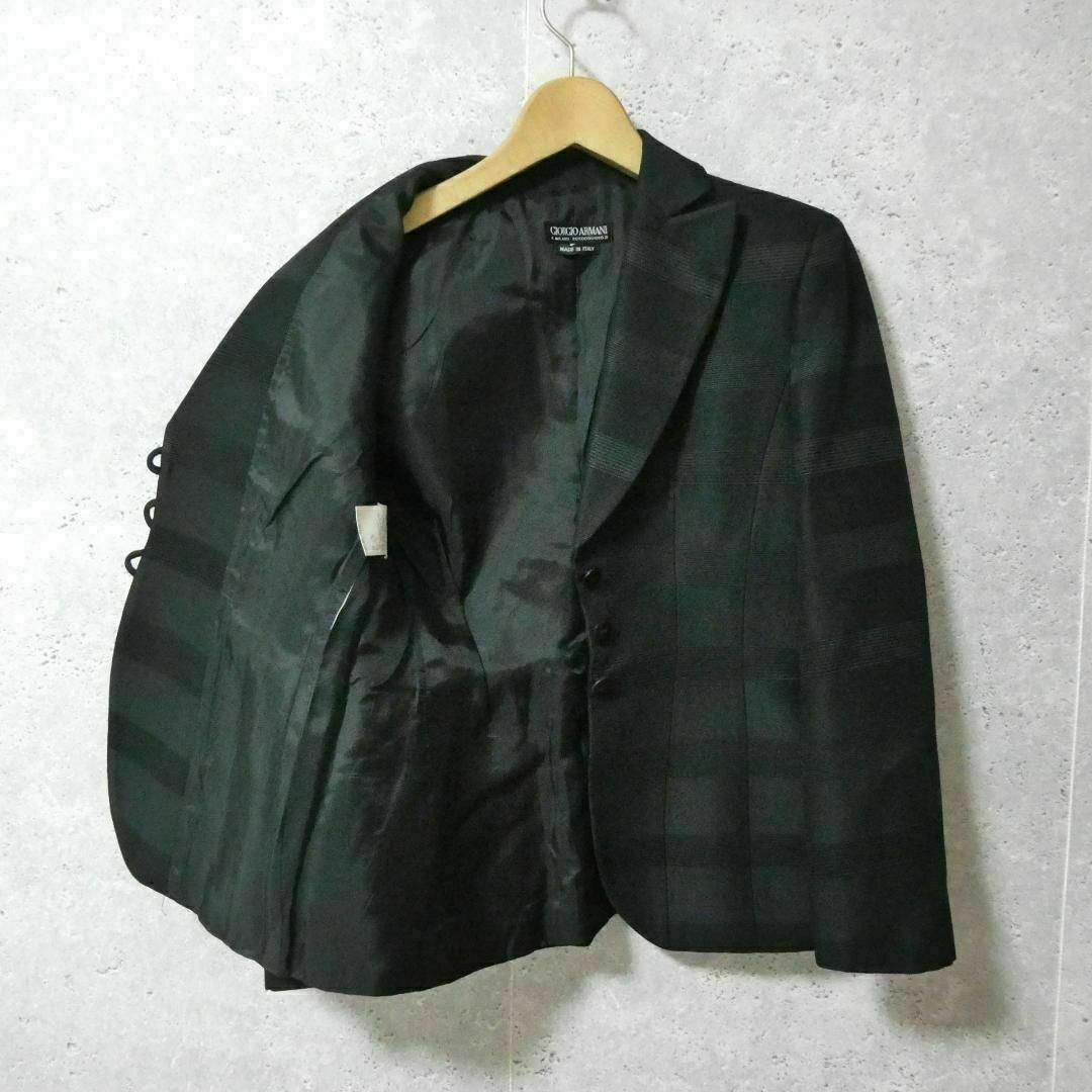 GIORGIO ARMANI - 美品 GIORGIO ARMANI ボーダー柄 シルク混 GIORGIO ARMANI - 美品 GIORGIO ARMANI ボーダー柄 シルク混
