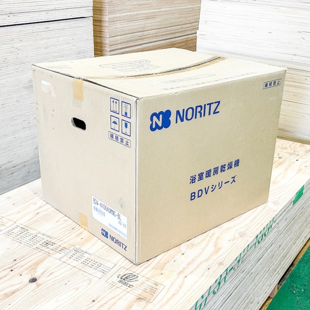 NORITZ>浴室暖房乾燥機温水式(型番:BVD-4106AUKNC-BL)【未 NORITZ>浴室暖房乾燥機温水式(型番:BVD-4106AUKNC-BL)【未
