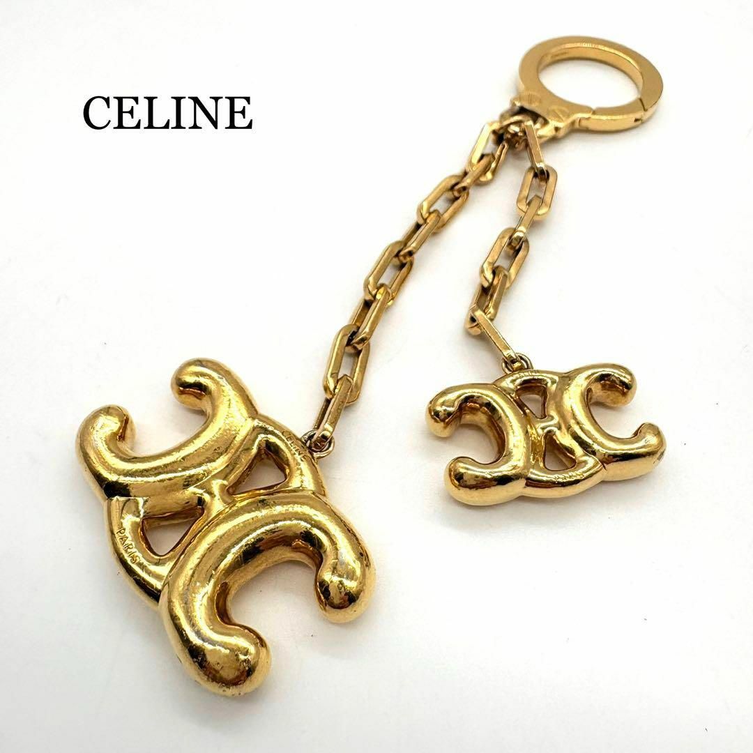 CELINE - CELINE セリーヌ キーホルダー キーリング トリオンフ CELINE - CELINE セリーヌ キーホルダー キーリング トリオンフ