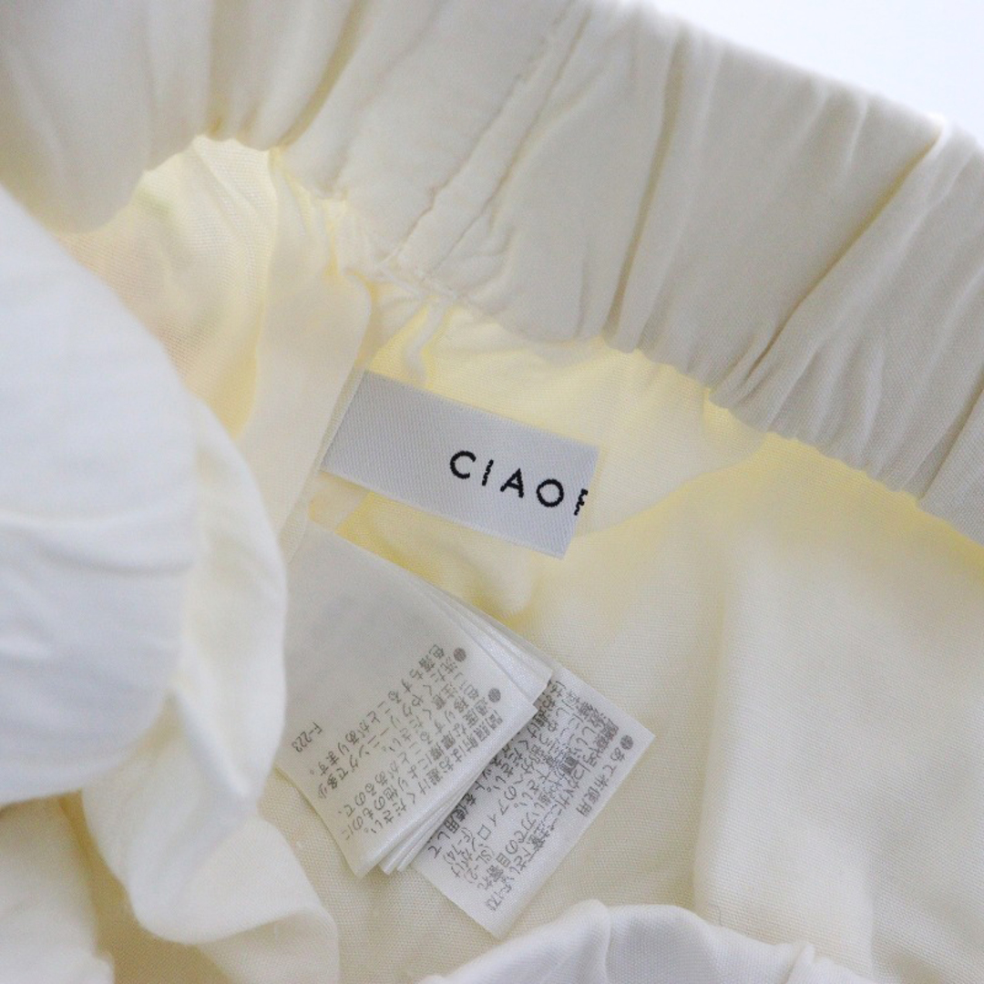 Ciaopanic - チャオパニック CIAOPANIC レーヨン 花柄刺繍ワイド Ciaopanic - チャオパニック CIAOPANIC レーヨン 花柄刺繍ワイド