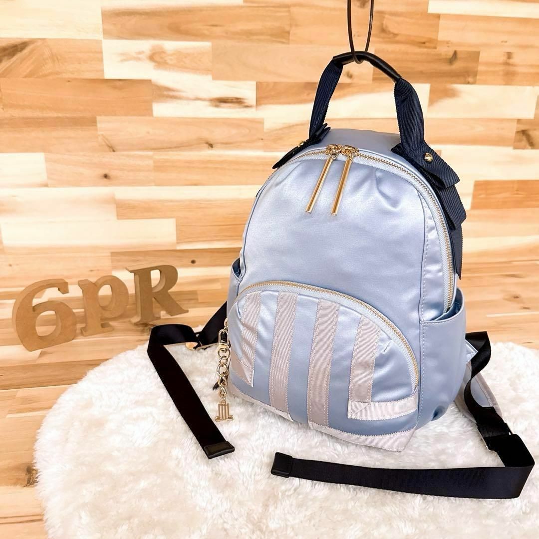 LANVIN en Bleu - 美品/完売品【ランバン】エコール ミニ LANVIN en Bleu - 美品/完売品【ランバン】エコール ミニ