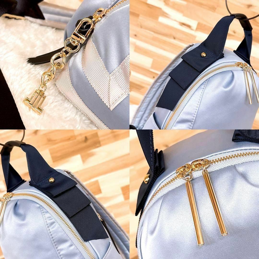 LANVIN en Bleu - 美品/完売品【ランバン】エコール ミニ LANVIN en Bleu - 美品/完売品【ランバン】エコール ミニ