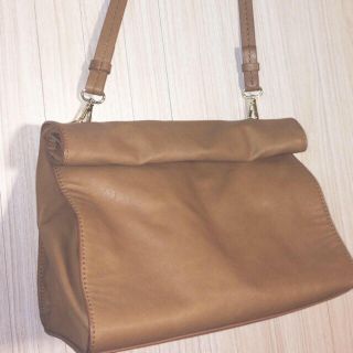 ザラ(ZARA)のZARA ベーシックベージュバッグ(ショルダーバッグ)