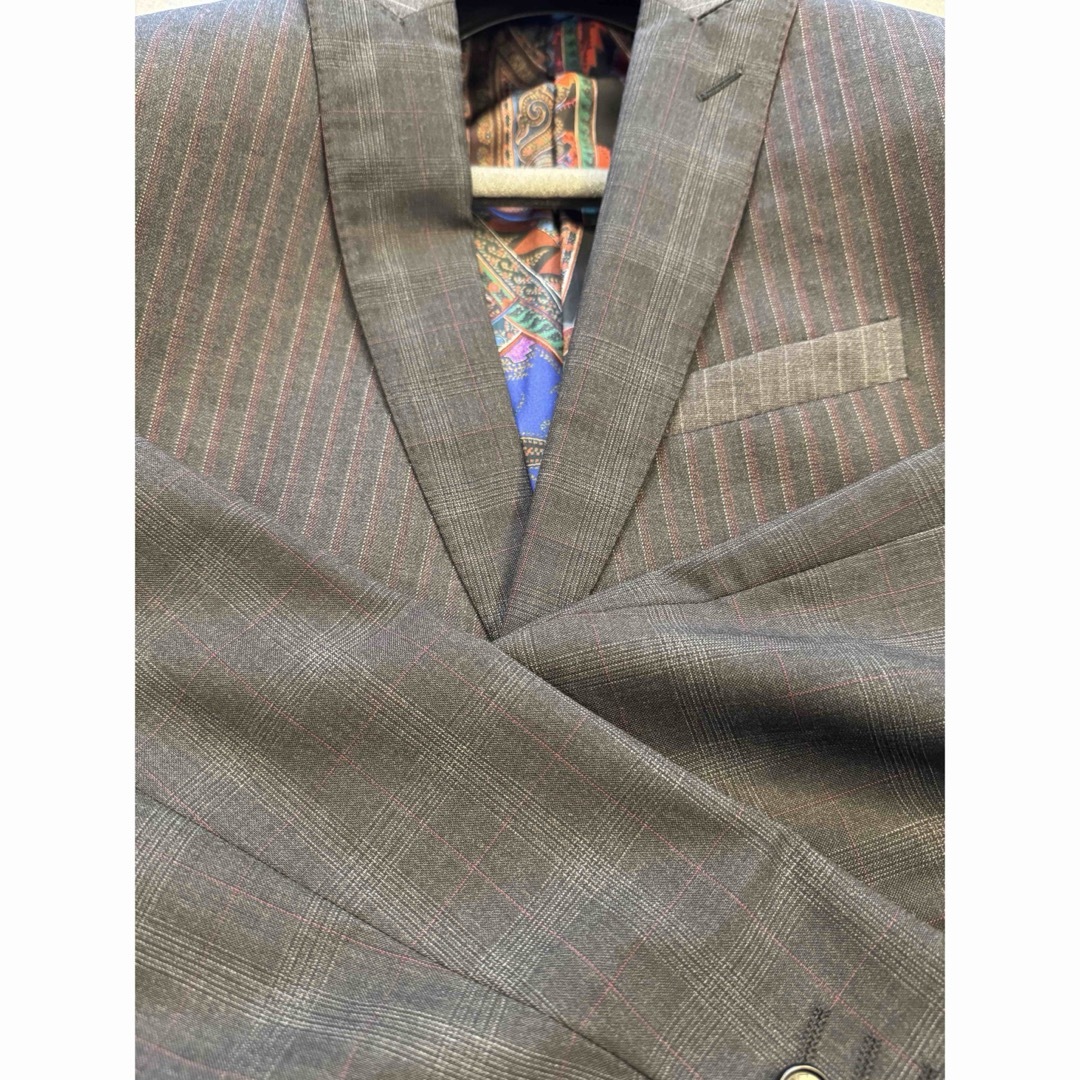 ETRO - 国内正規品☆ETRO エトロ チェック×ストラップ シングル ETRO - 国内正規品☆ETRO エトロ チェック×ストラップ シングル