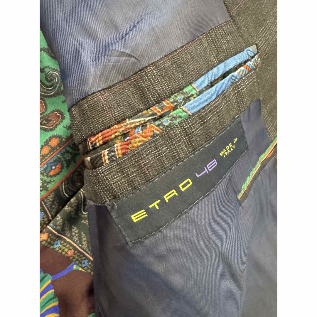 ETRO - 国内正規品☆ETRO エトロ チェック×ストラップ シングル ETRO - 国内正規品☆ETRO エトロ チェック×ストラップ シングル