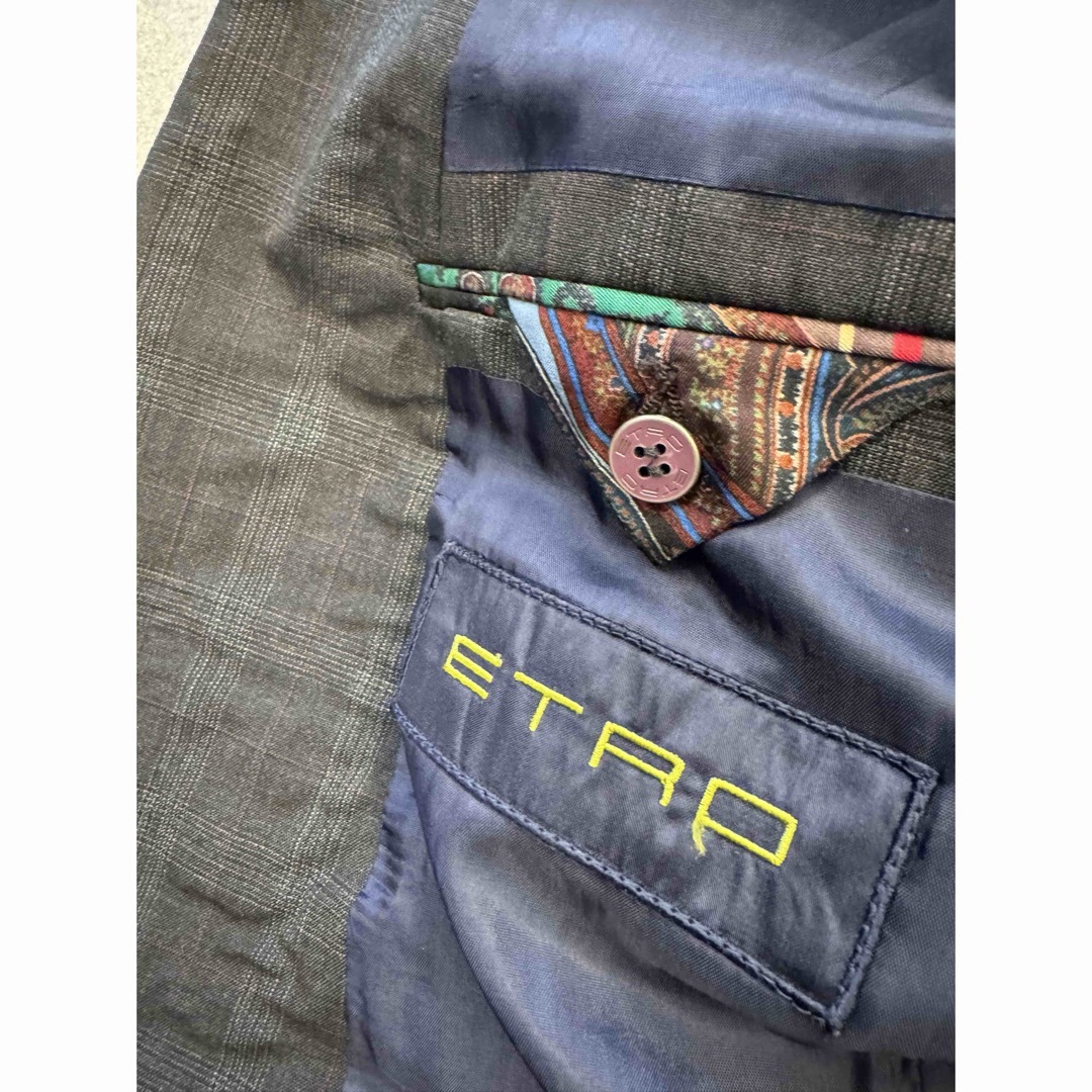 ETRO - 国内正規品☆ETRO エトロ チェック×ストラップ シングル ETRO - 国内正規品☆ETRO エトロ チェック×ストラップ シングル