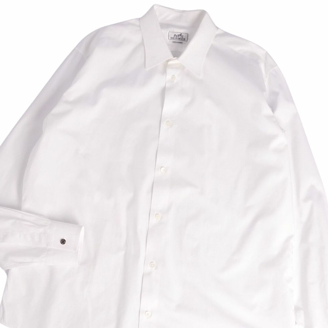 HERMES - 美品 エルメス HERMES シャツ 22SS ロングスリーブ HERMES - 美品 エルメス HERMES シャツ 22SS ロングスリーブ