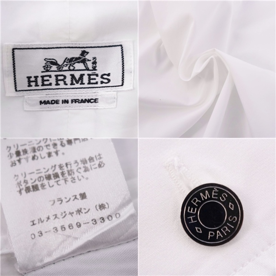 HERMES - 美品 エルメス HERMES シャツ 22SS ロングスリーブ HERMES - 美品 エルメス HERMES シャツ 22SS ロングスリーブ