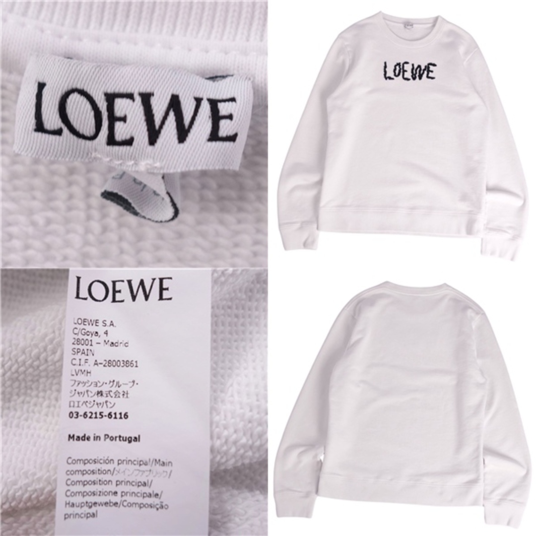 LOEWE - 美品 ロエベ LOEWE スウェット トレーナー ロゴ プル LOEWE - 美品 ロエベ LOEWE スウェット トレーナー ロゴ プル