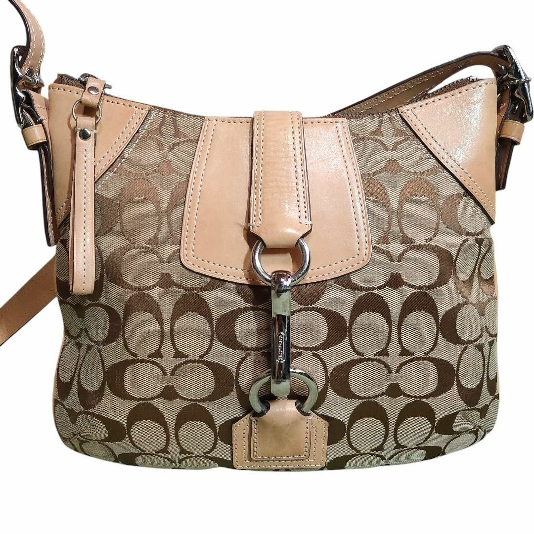 COACH - 美品 COACHコーチ シグネチャー キャンバス ショルダー COACH - 美品 COACHコーチ シグネチャー キャンバス ショルダー