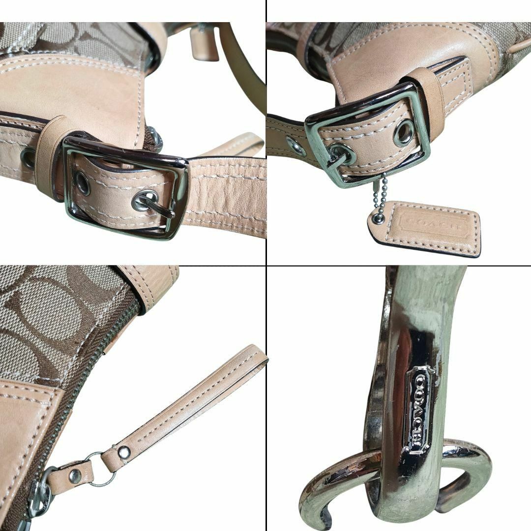 COACH - 美品 COACHコーチ シグネチャー キャンバス ショルダー COACH - 美品 COACHコーチ シグネチャー キャンバス ショルダー