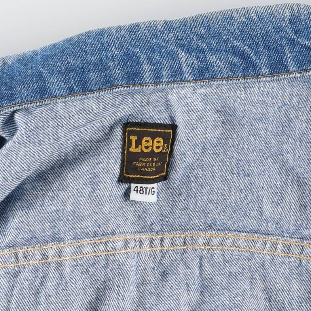 Lee - 古着 80年代 リー Lee デニムジャケット Gジャン カナダ製 Lee - 古着 80年代 リー Lee デニムジャケット Gジャン カナダ製
