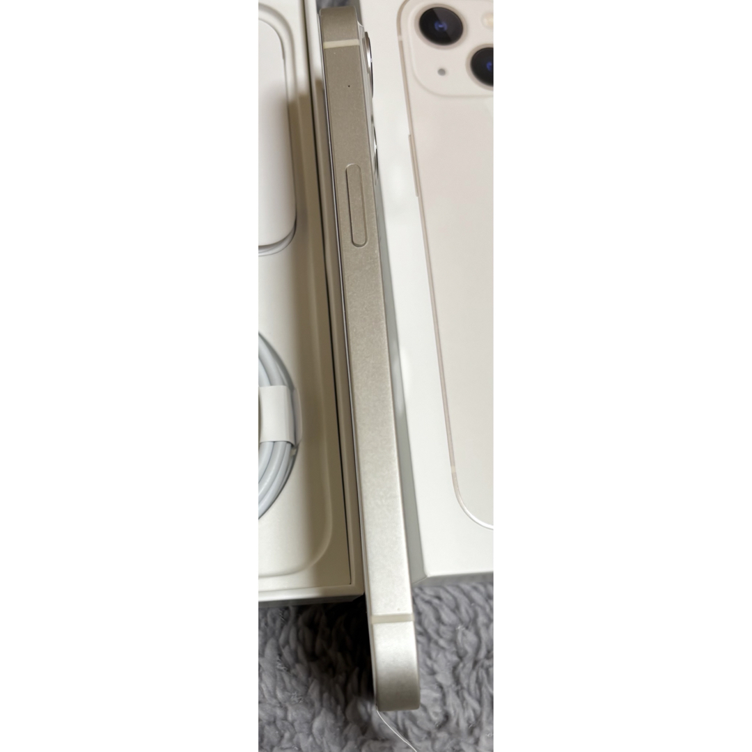 Apple - iPhone13 スターライト256GBシムフリー【純正バッテリー Apple - iPhone13 スターライト256GBシムフリー【純正バッテリー