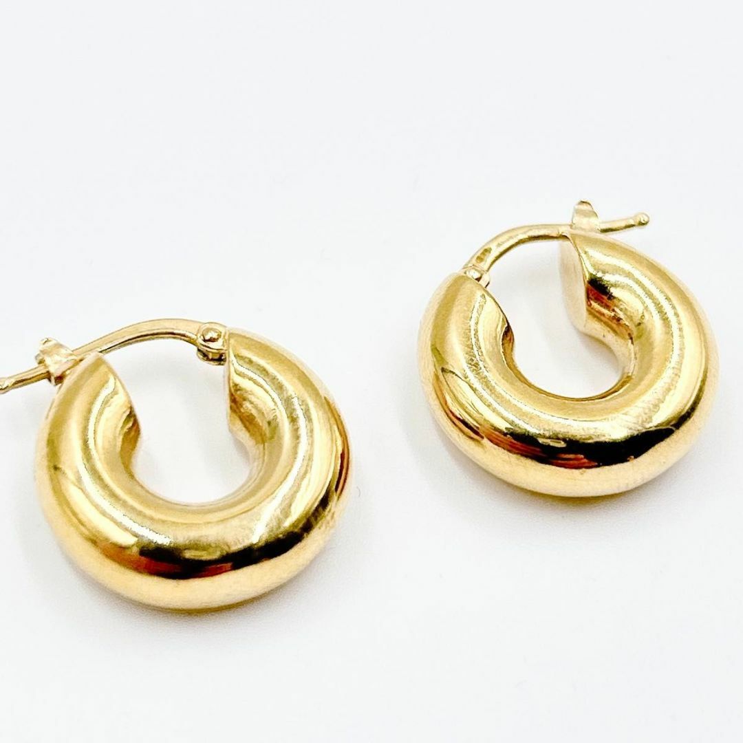 JIL SANDER - JIL SANDER ジルサンダー フープピアス ゴールド JIL SANDER - JIL SANDER ジルサンダー フープピアス ゴールド