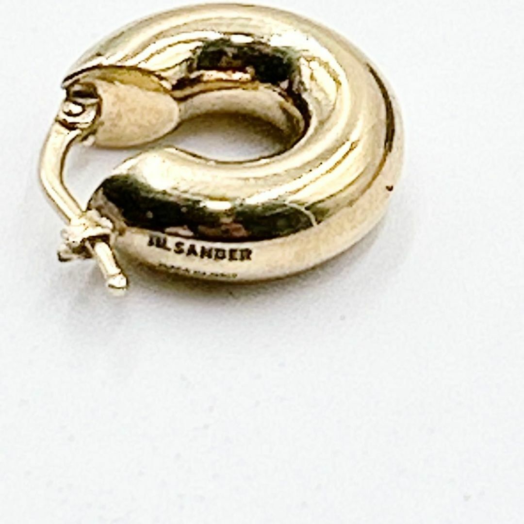JIL SANDER - JIL SANDER ジルサンダー フープピアス ゴールド JIL SANDER - JIL SANDER ジルサンダー フープピアス ゴールド