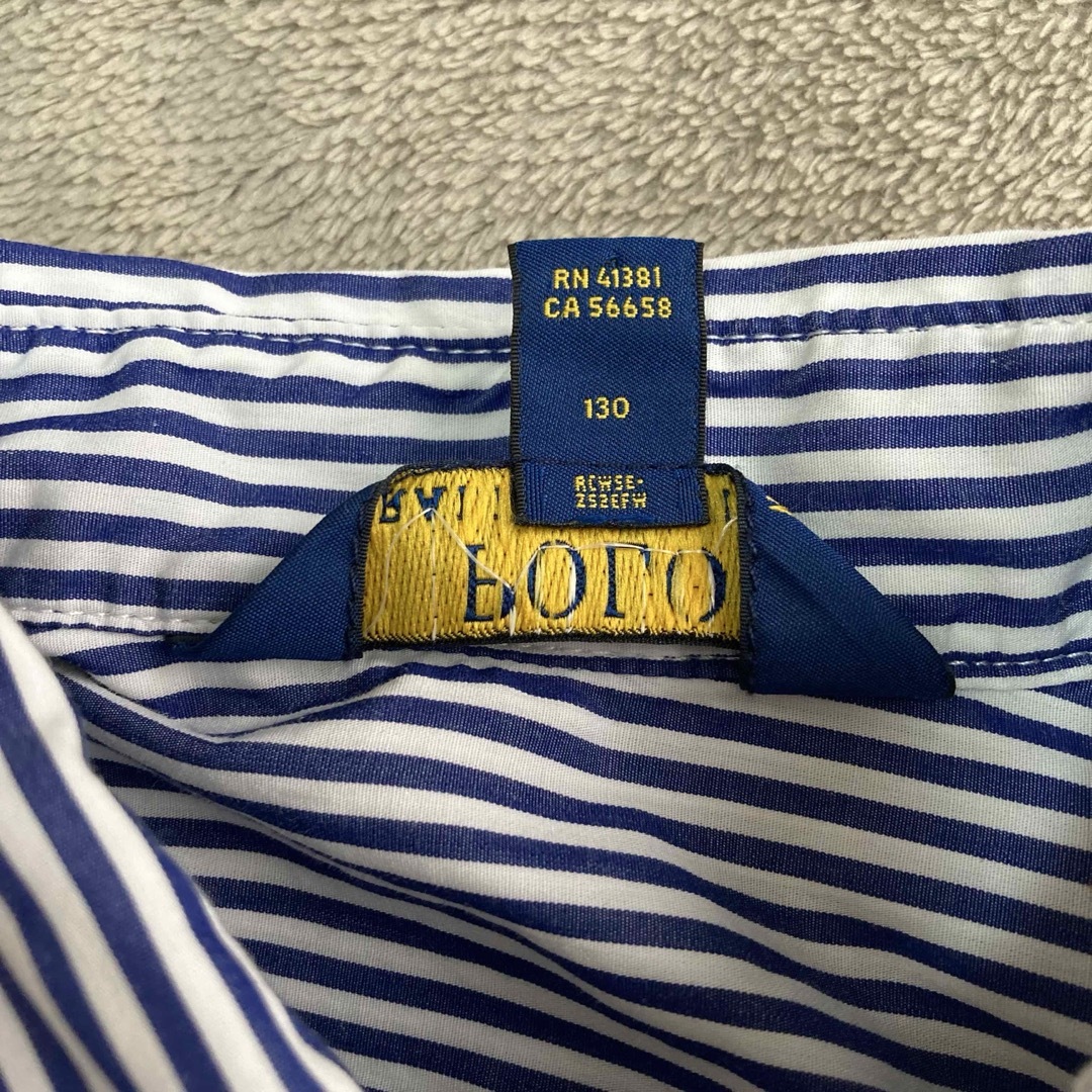 POLO RALPH LAUREN - ポロラルフローレン 襟付き 130 シャツ POLO RALPH LAUREN - ポロラルフローレン 襟付き 130 シャツ