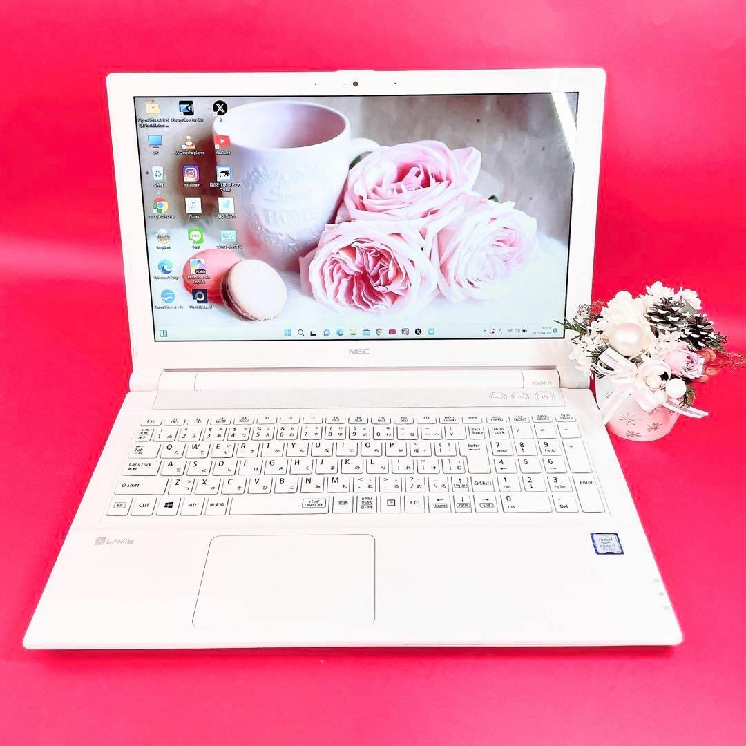 NEC - Windows11✨️Corei7白ノートパソコン✨️12GB✨️快適 NEC - Windows11✨️Corei7白ノートパソコン✨️12GB✨️快適