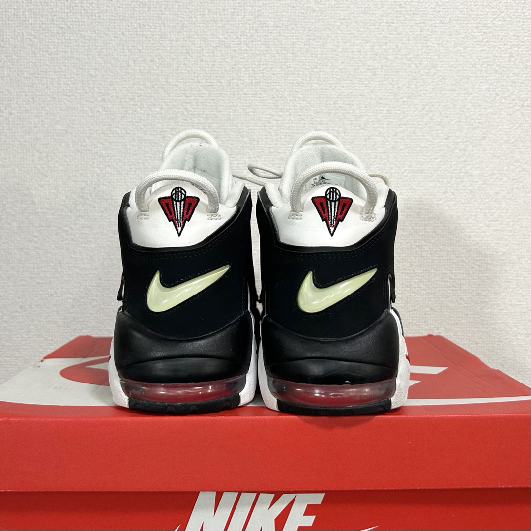 NIKE - 美品希少 NIKE AIR MORE UPTEMPO モアテン ゼブラ 29cmの NIKE - 美品希少 NIKE AIR MORE UPTEMPO モアテン ゼブラ 29cmの