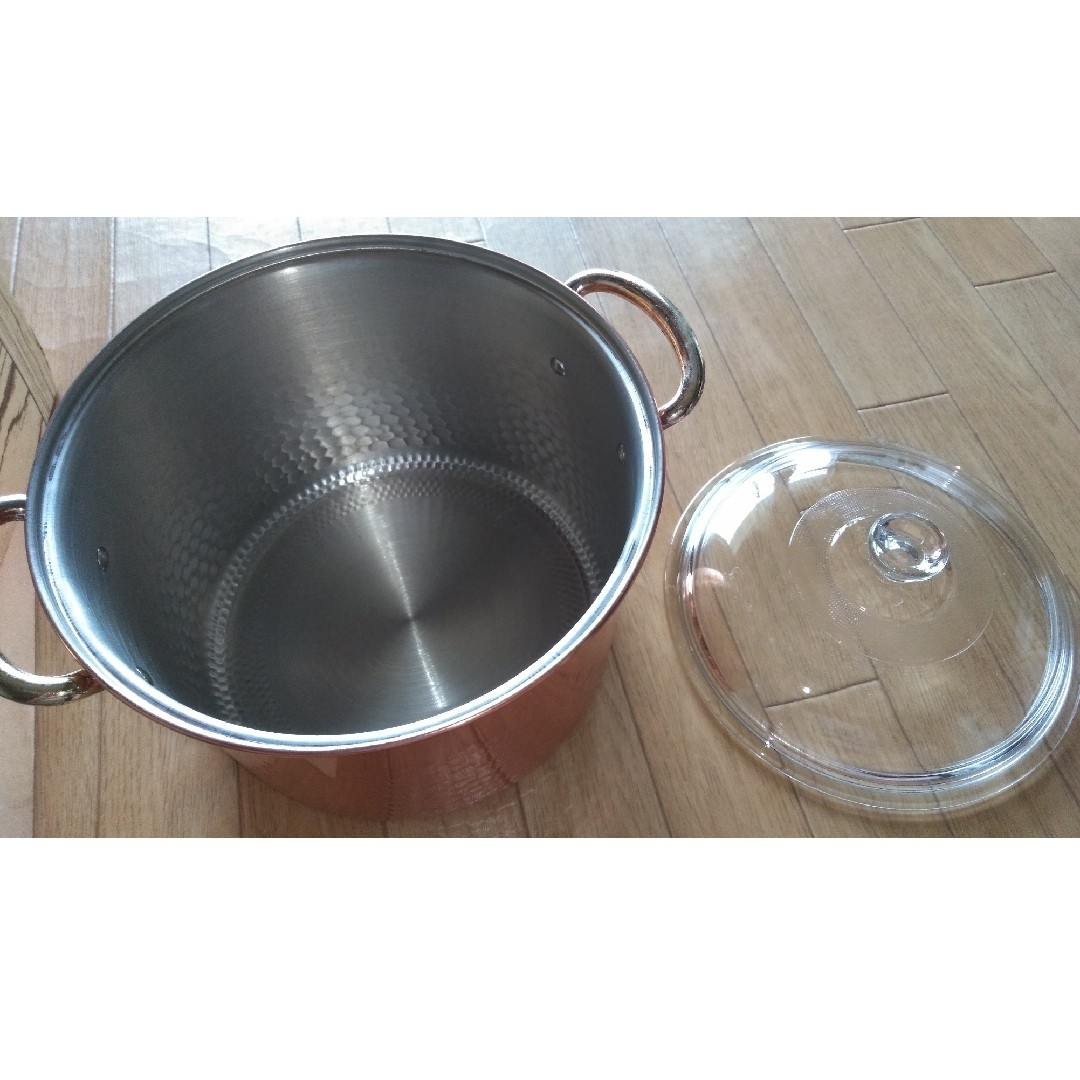 純銅製 / 未使用品】銅鍋の通販 by まつの自宅倉庫適当出品屋 純銅製 / 未使用品】銅鍋の通販 by まつの自宅倉庫適当出品屋