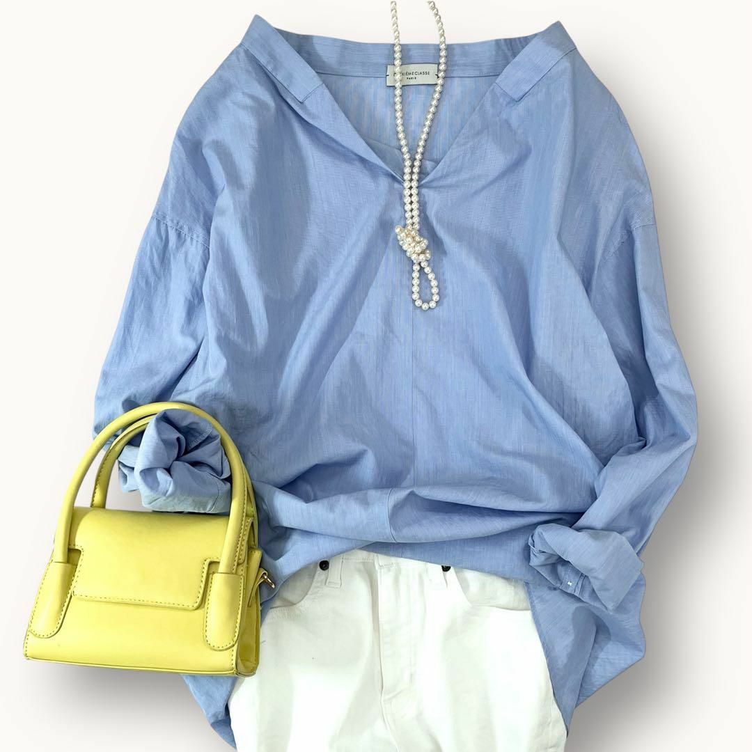 DEUXIEME CLASSE - 美品♪ドゥーズィエムクラス コットン 長袖 DEUXIEME CLASSE - 美品♪ドゥーズィエムクラス コットン 長袖