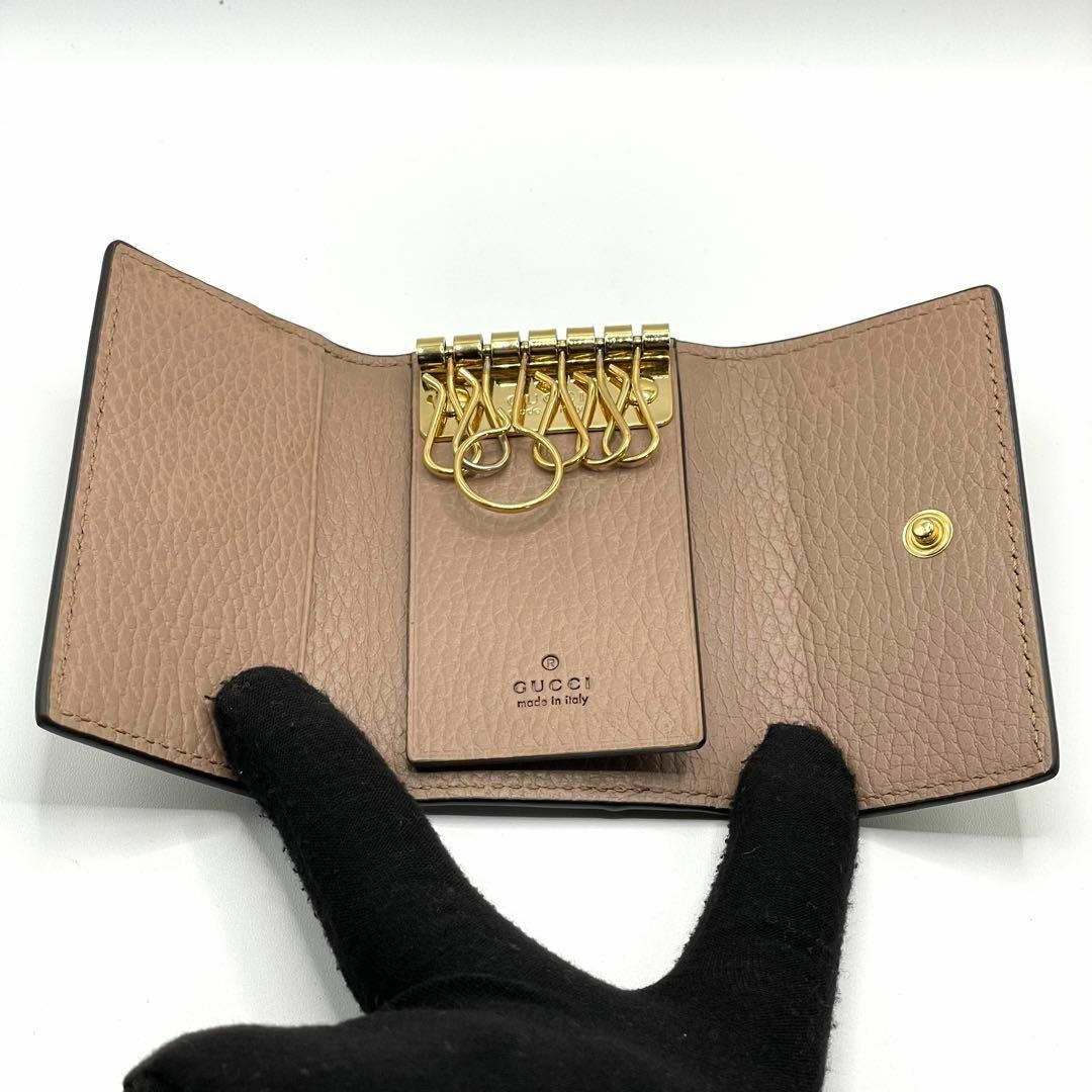 GUCCI - ✨極美品✨ GUCCI ダブルG バイカラー 6連キーケース GUCCI - ✨極美品✨ GUCCI ダブルG バイカラー 6連キーケース