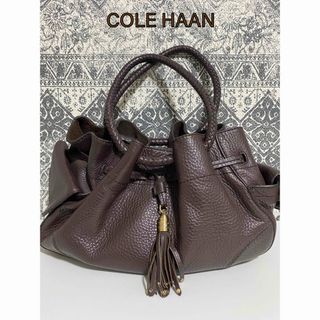 Cole Haan - 美品 COLE HAAN オールレザー トートバッグ 縦長 Cole Haan - 美品 COLE HAAN オールレザー トートバッグ 縦長