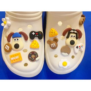 ジビッツ　サンダルアクセサリー　グルミット(キャラクターグッズ)