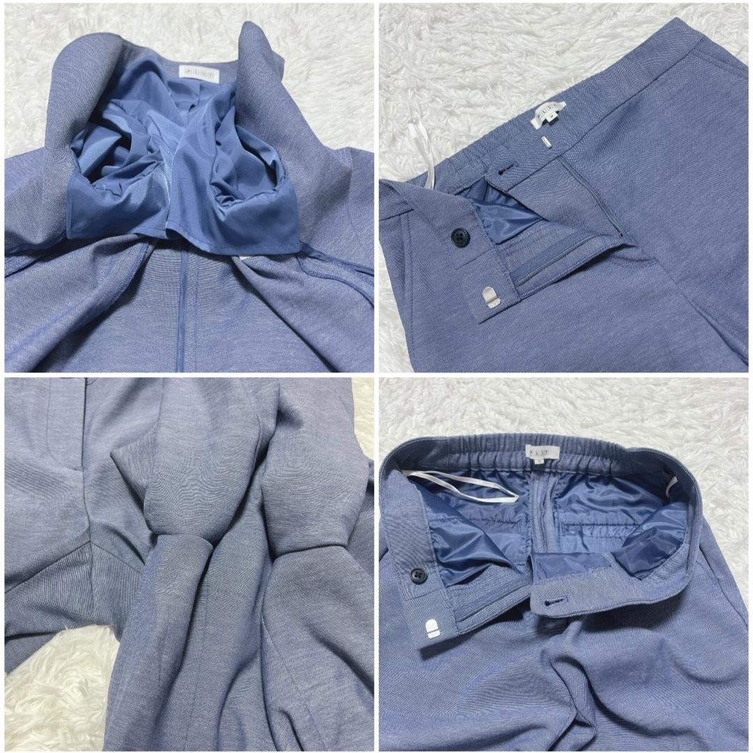PLST - 美品 プラステ ノーカラー パンツスーツ セットアップ PLST - 美品 プラステ ノーカラー パンツスーツ セットアップ