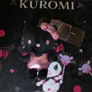 ハローキティ(キャラクターグッズ ・ ブラック/黒色系)の ハローキティ(キャラクターグッズ ・ ブラック/黒色系)の