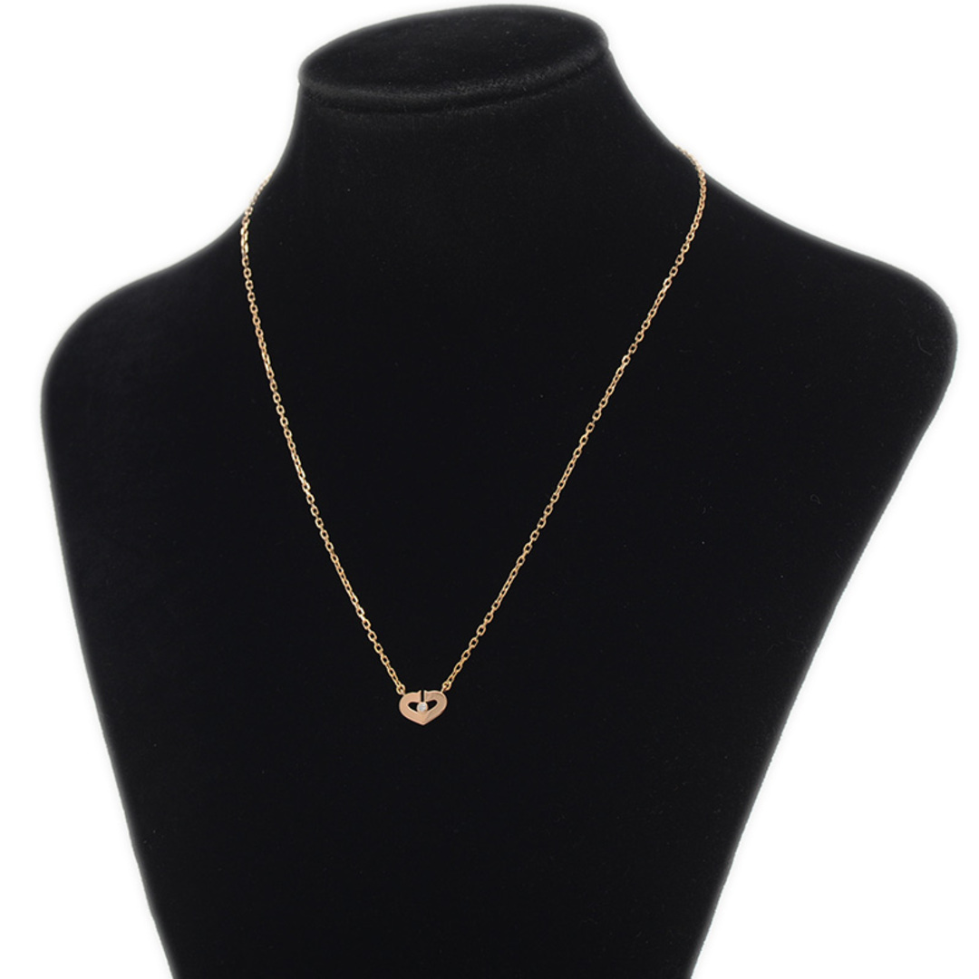 Cartier - カルティエ Cハート ネックレス K18PG/ダイヤ Cartier - カルティエ Cハート ネックレス K18PG/ダイヤ