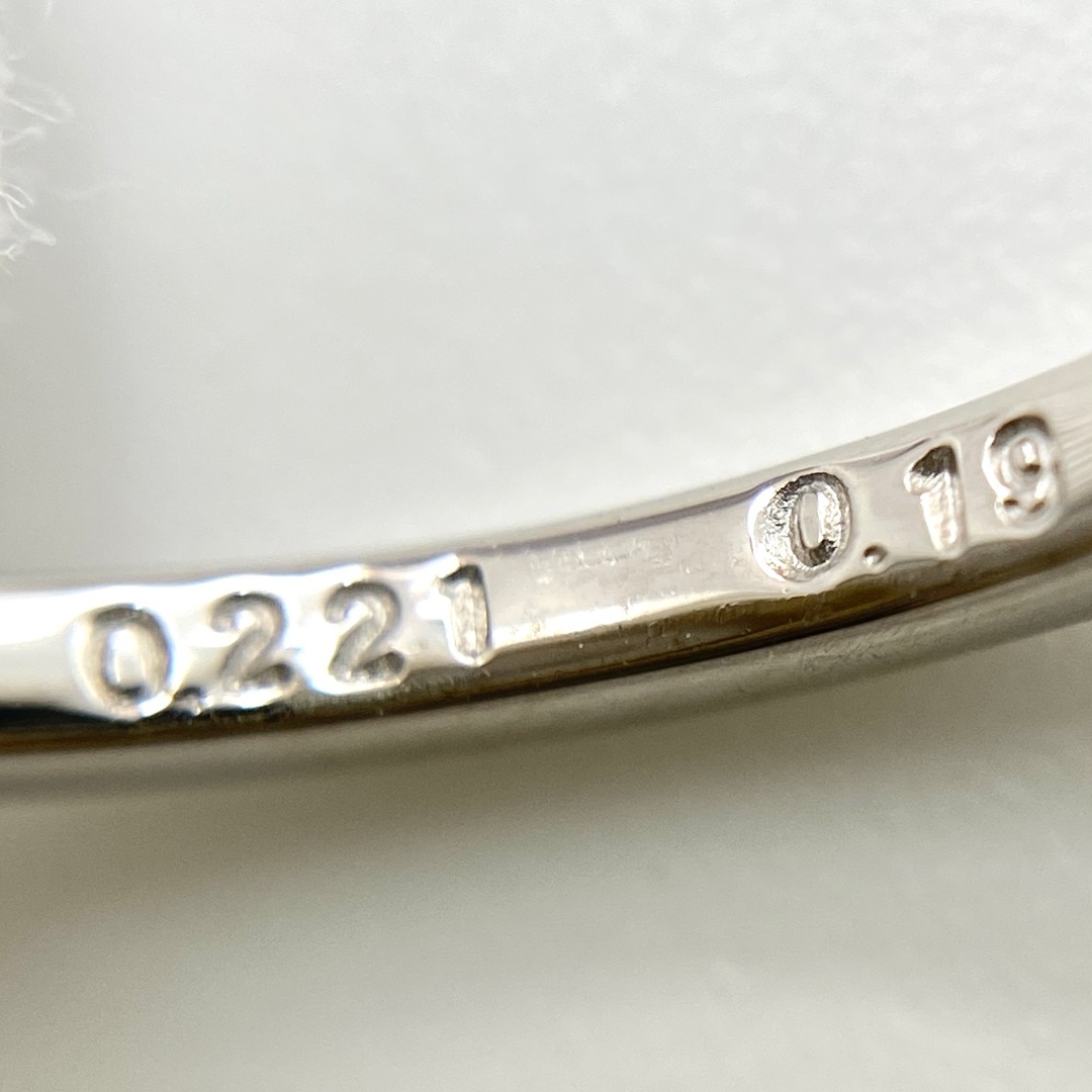 セレクトジュエリー メレダイヤ デザインリング 12号 Pt900の セレクトジュエリー メレダイヤ デザインリング 12号 Pt900の