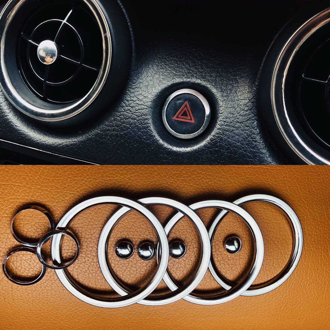 ダイハツ コペン トータル(エアコン吹き出し口周りリングセット)ダイハツ 自動車/バイクの自動車(車内アクセサリ)の商品写真