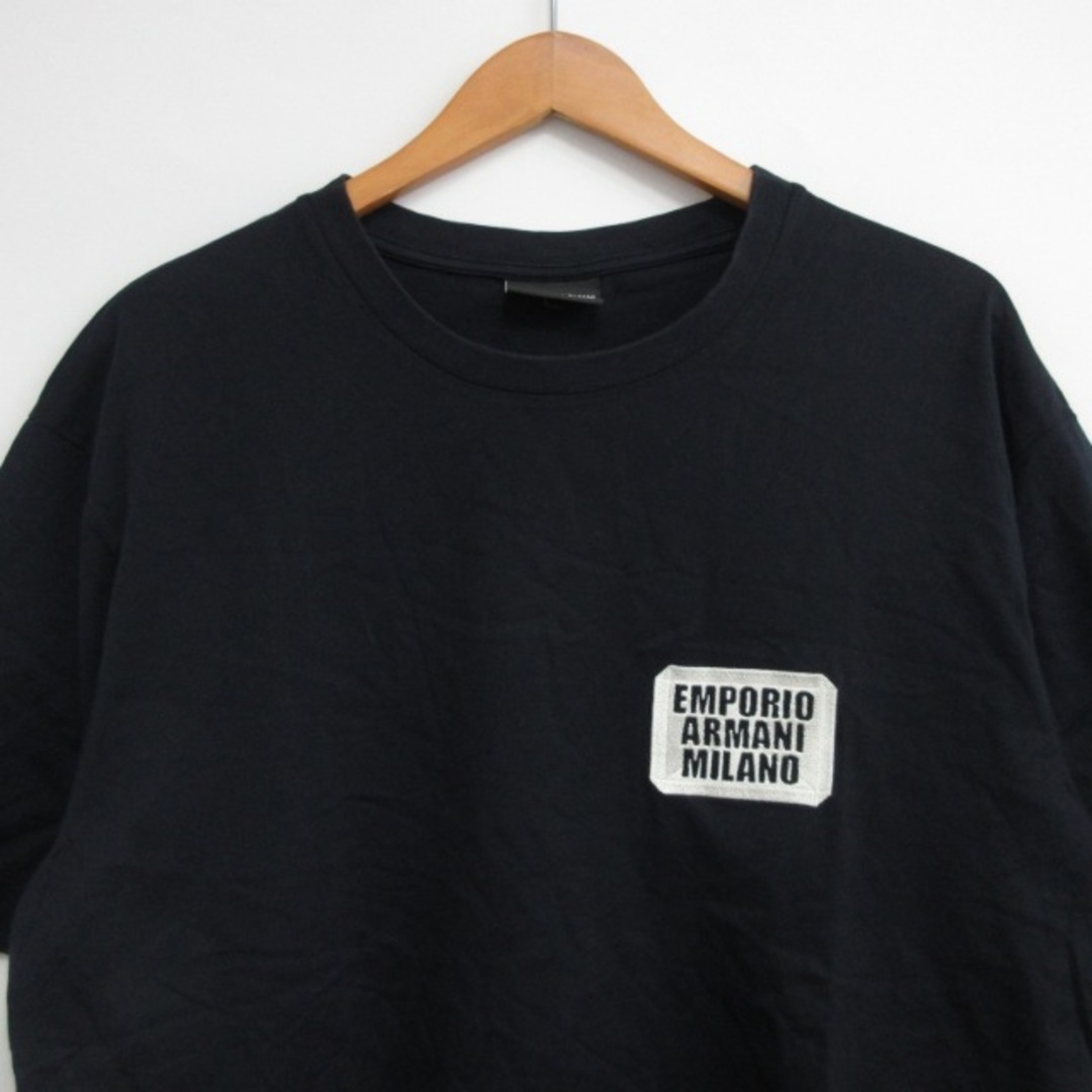 EMPORIO ARMANI - エンポリオアルマーニ ロゴ刺繍 Tシャツ 半袖 EMPORIO ARMANI - エンポリオアルマーニ ロゴ刺繍 Tシャツ 半袖