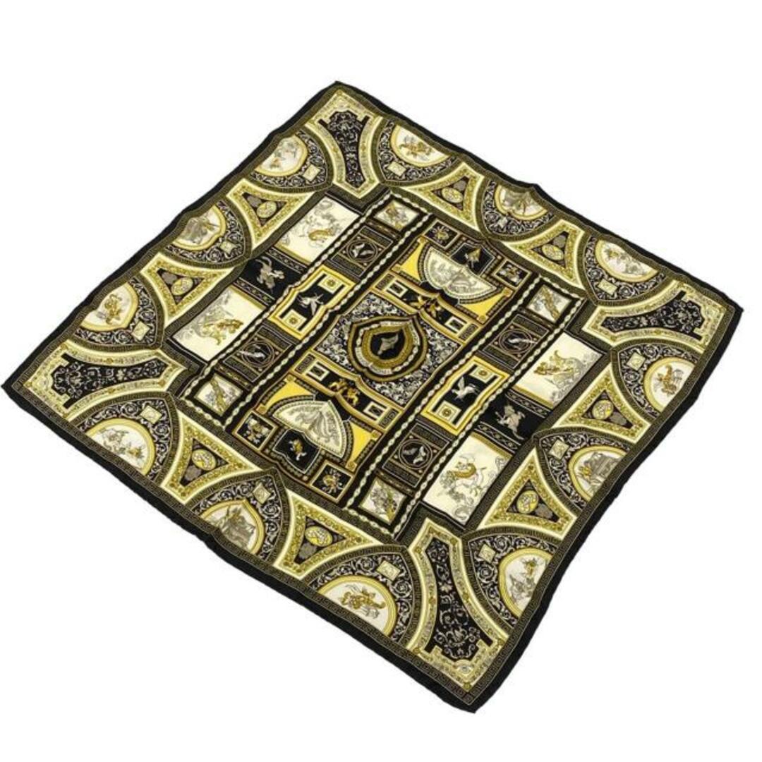 ETRO - ETRO(エトロ) スカーフ美品 - 黒×アイボリー×マルチの ETRO - ETRO(エトロ) スカーフ美品 - 黒×アイボリー×マルチの