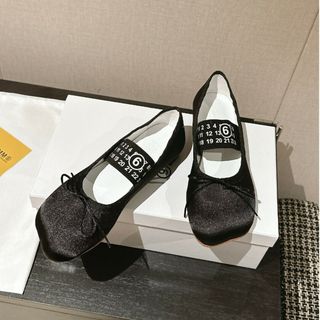 MM6 - 未使用 MM6 Maison Margiela サテンバレエシューズ サイズ MM6 - 未使用 MM6 Maison Margiela サテンバレエシューズ サイズ