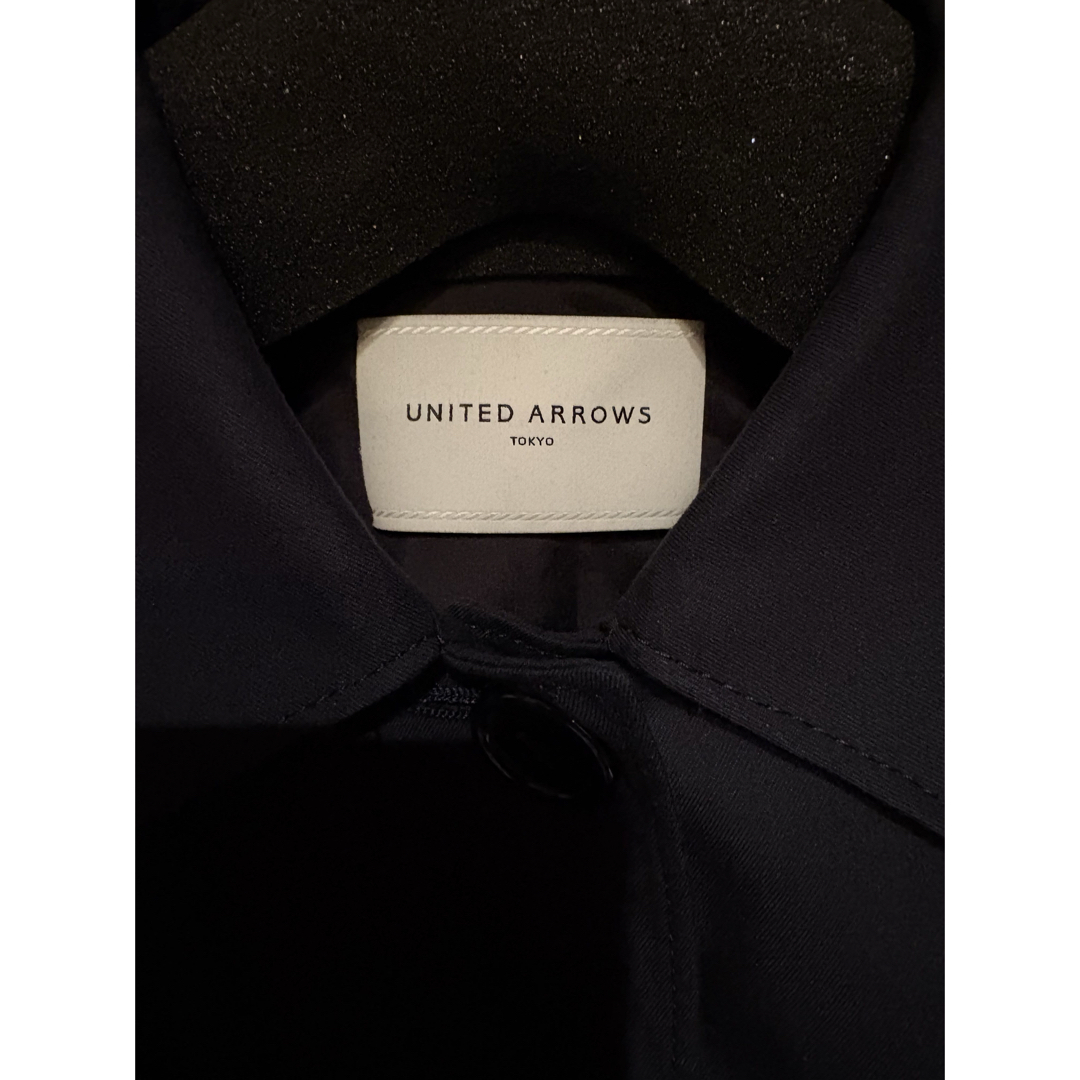 UNITED ARROWS - ネイビー コート36 保護者会お受験用コットン UNITED ARROWS - ネイビー コート36 保護者会お受験用コットン