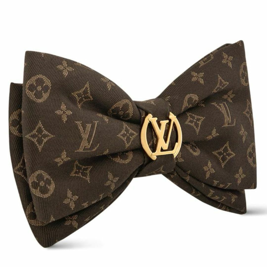 【愛らしさと気品を添える♪】LV ★ バレッタ LV プリティ ボウ LOUIS VUITTON】バレッタ・LV プリティ ボウ M02320