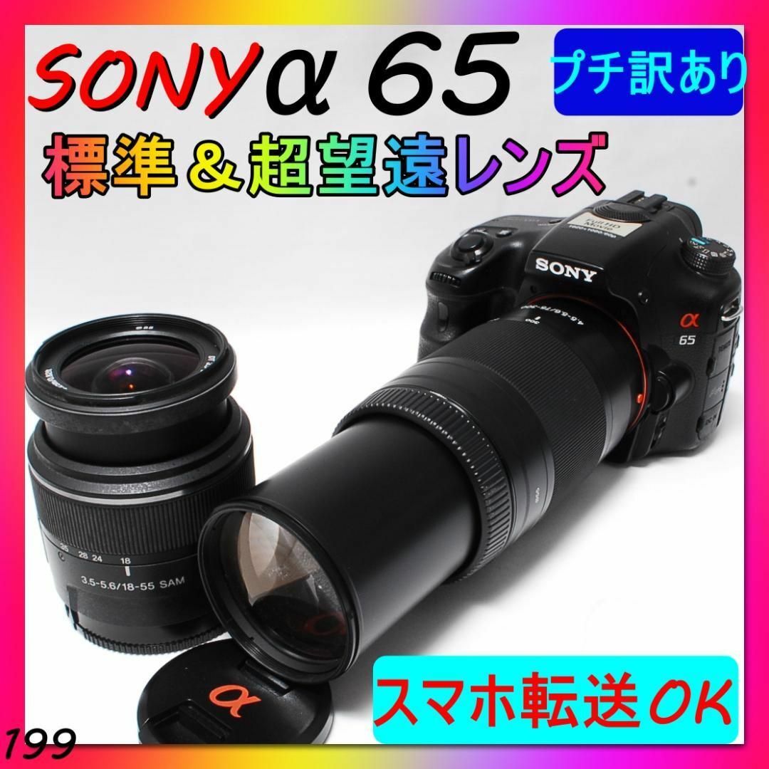 ✨超高画質 高速AF✨超望遠レンズ✨SONY ソニー α65 一眼レフ