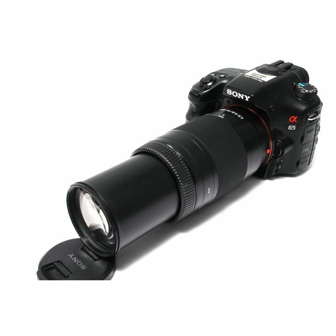 スマホ転送OK♡SONY ソニー α65 一眼レフカメラ 超望遠レンズ