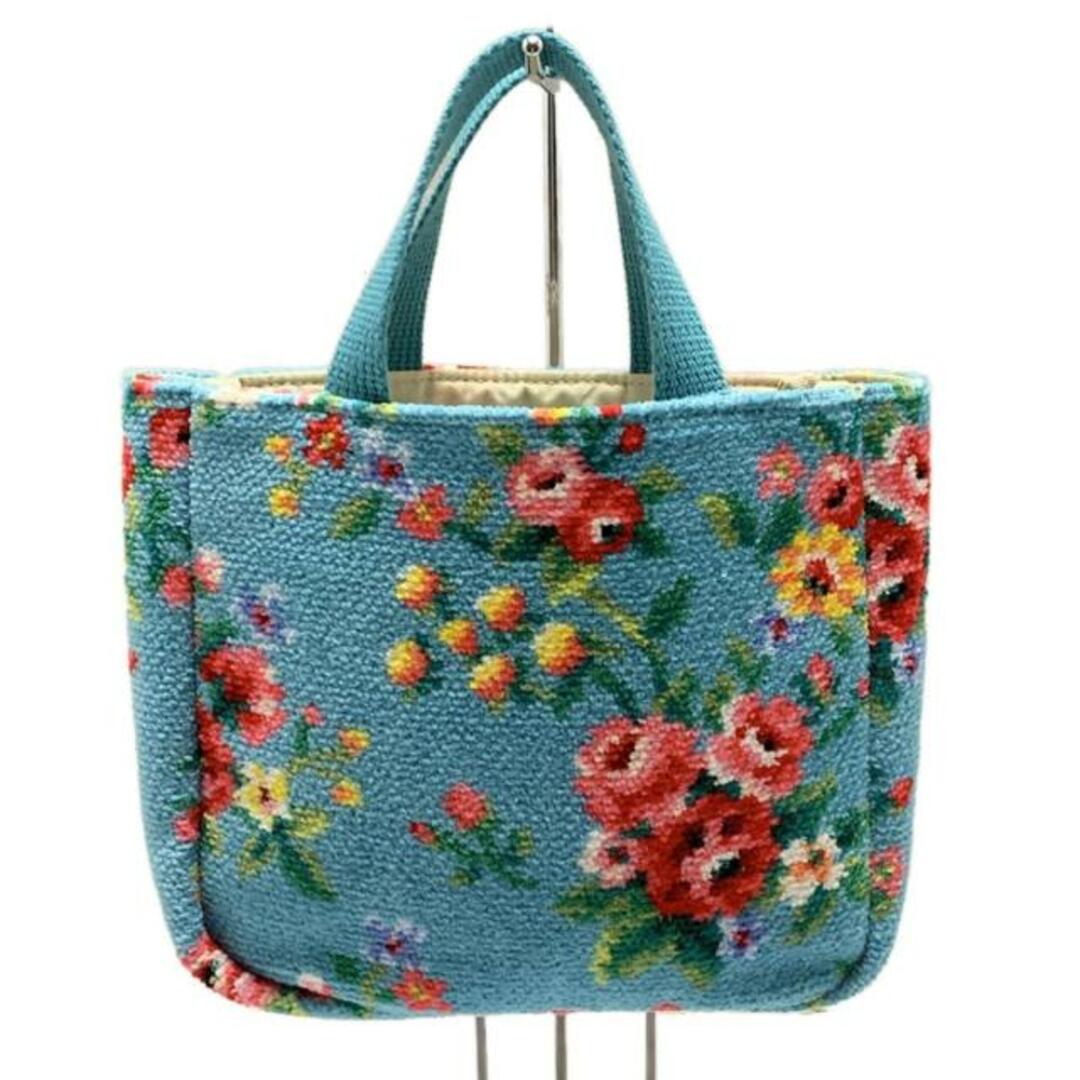 FEILER - FEILER(フェイラー) トートバッグ美品 - ライトブルー FEILER - FEILER(フェイラー) トートバッグ美品 - ライトブルー