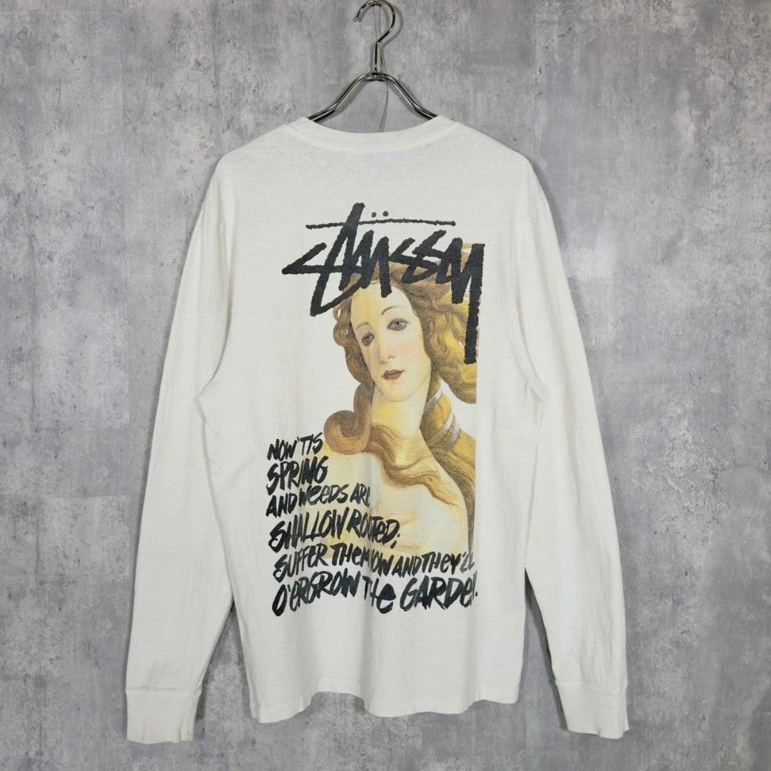 STUSSY - 『STUSSY』ステューシー (M) バックプリント ロンT STUSSY - 『STUSSY』ステューシー (M) バックプリント ロンT