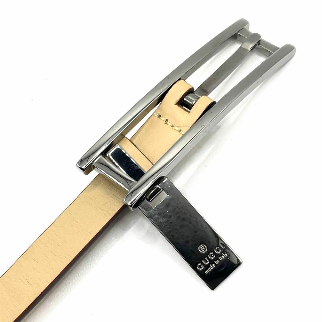 GUCCI - ✨良品✨GUCCI レザー レディースベルト ベージュの通販 GUCCI - ✨良品✨GUCCI レザー レディースベルト ベージュの通販