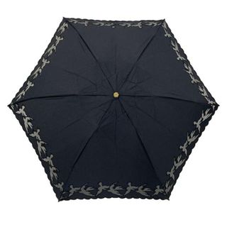 NINA RICCI - NINARICCI(ニナリッチ) 日傘美品 - 黒 折りたたみ NINA RICCI - NINARICCI(ニナリッチ) 日傘美品 - 黒 折りたたみ