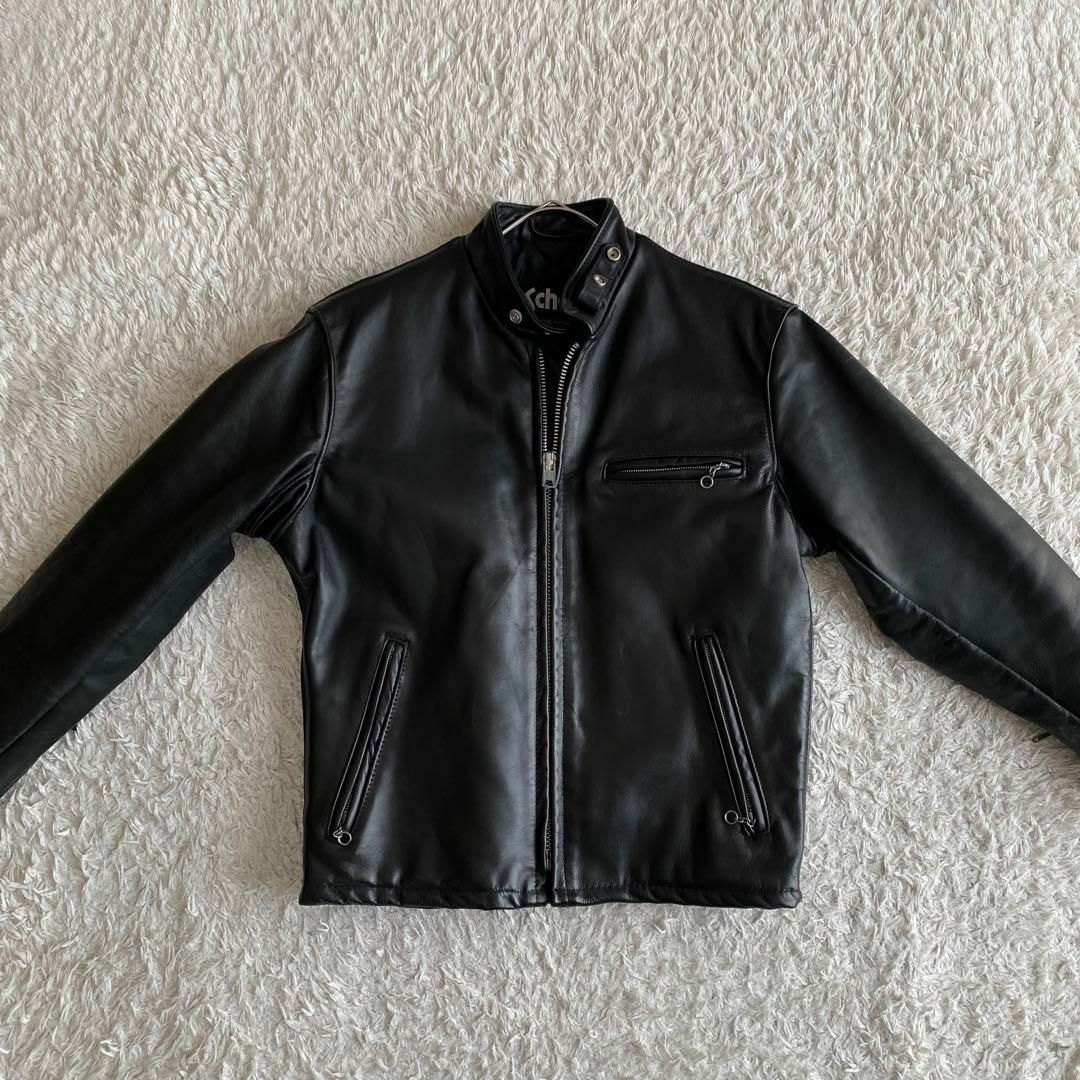 schott - 極美品 90s Schott 641Q ライダースジャケット schott - 極美品 90s Schott 641Q ライダースジャケット