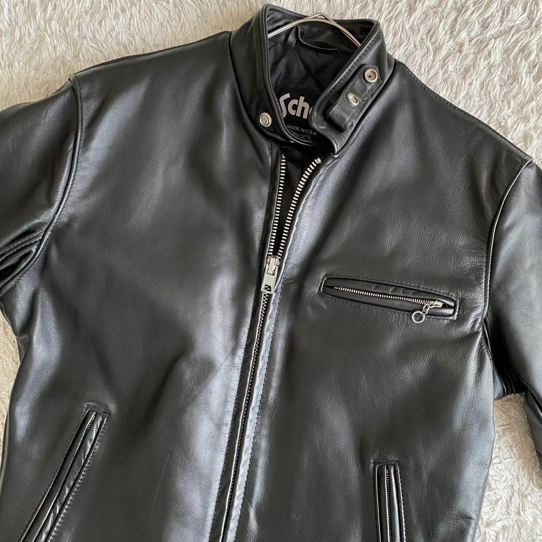 schott - 極美品 90s Schott 641Q ライダースジャケット schott - 極美品 90s Schott 641Q ライダースジャケット