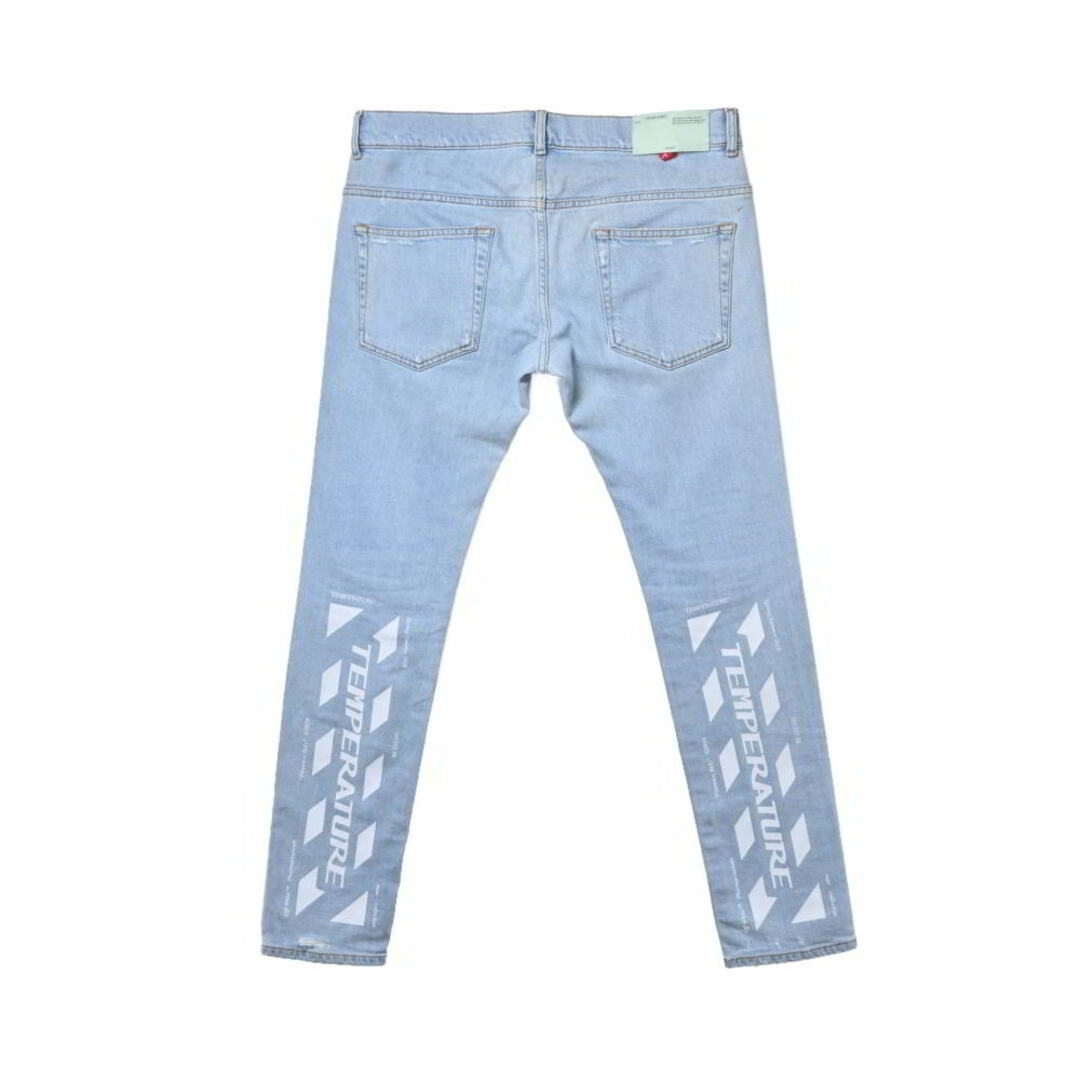 Off-White - OFF-WHITE サイド プリント デニムパンツの通販 by Off-White - OFF-WHITE サイド プリント デニムパンツの通販 by
