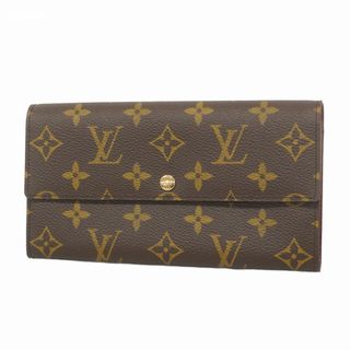ルイヴィトン(LOUIS VUITTON)の★最終価格★SALE【5da1203】ルイヴィトン 長財布 モノグラム ポシェットポルトモネクレディ M61725 ブラウン【中古】レディース(財布)