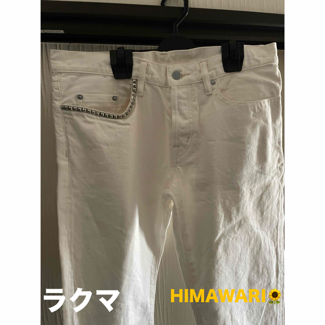 HYSTERIC GLAMOUR - 34 HYSTERIC GLAMOUR ホワイトデニムスリム HYSTERIC GLAMOUR - 34 HYSTERIC GLAMOUR ホワイトデニムスリム